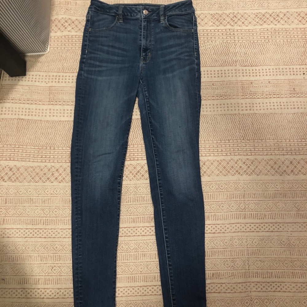 super high waisted ae jeans